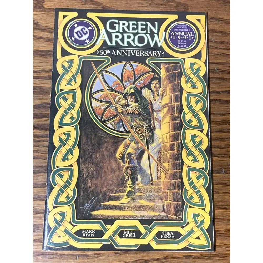 Green Arrow Annual #4 DC Comics 50th Anniversary 1991 Mike Grell